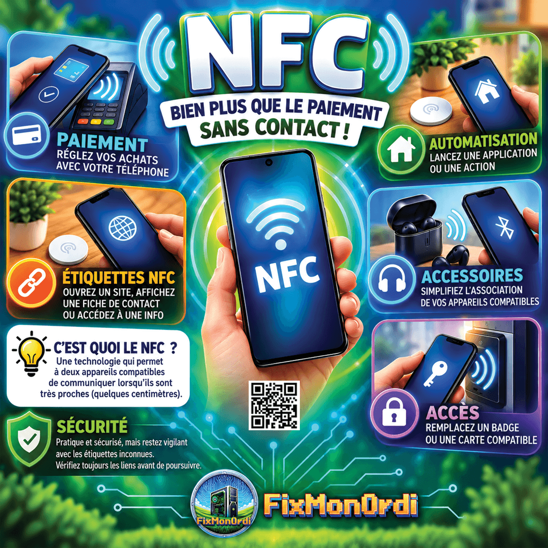 Connaitre toutes les utilisations du NFC