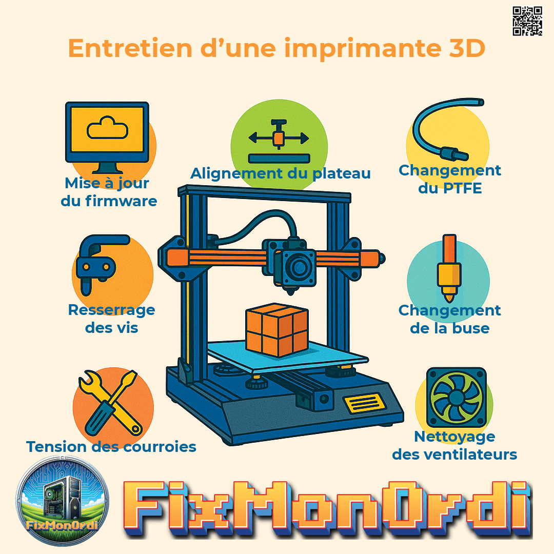 Révision d'une imprimante 3D