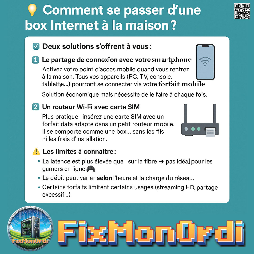 Comment se passer d'un abonnement internet