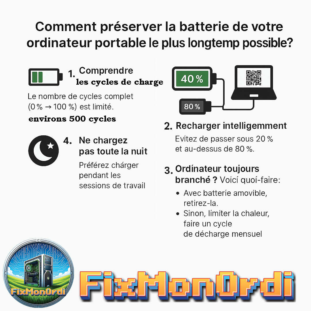 Comment optimiser l'utilisation de la batterie de votre ordinateur portable