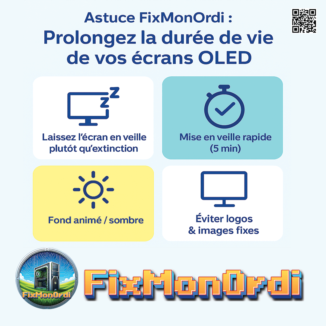 Comment protéger son écran OLED du BURNIN