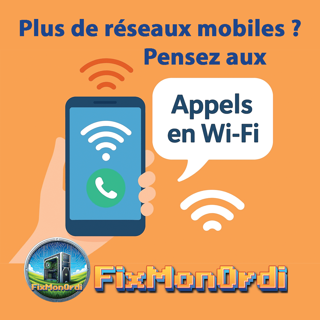 Continuer à téléphoner quand on a plus de réseau, grâce au wi-fi.