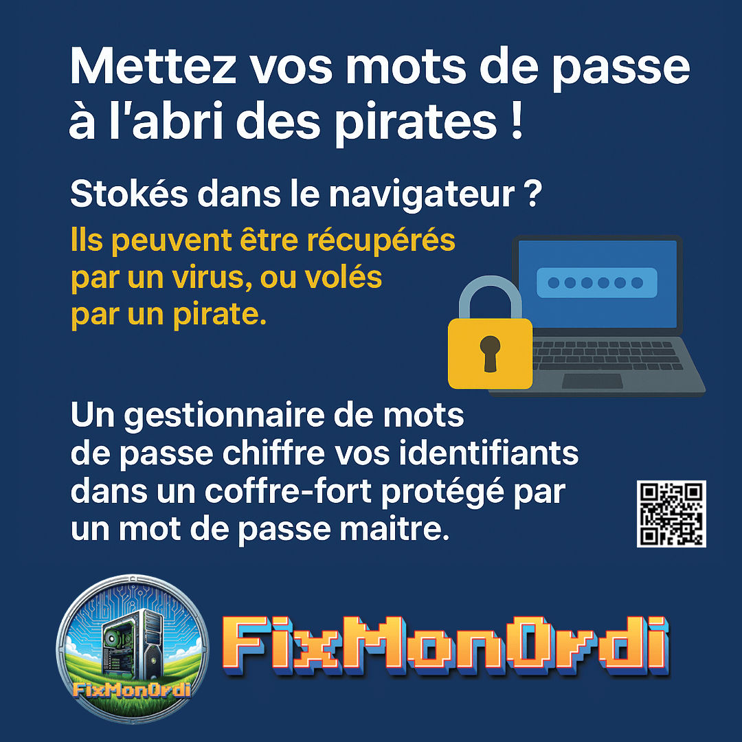 Les mots de passe dans les navigateurs internet sont vulnérables