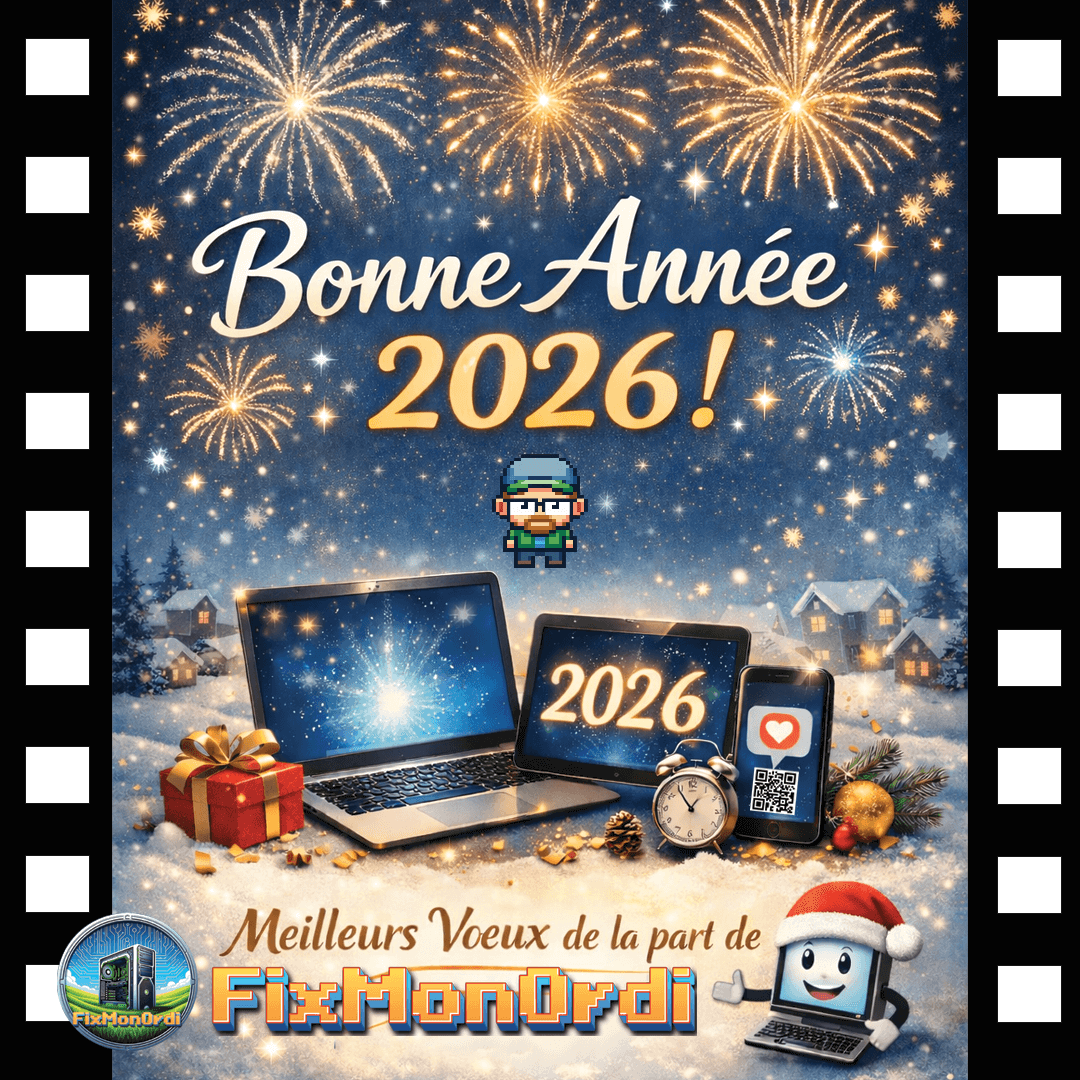 Bonne Année 2026 de FixMonOrdi