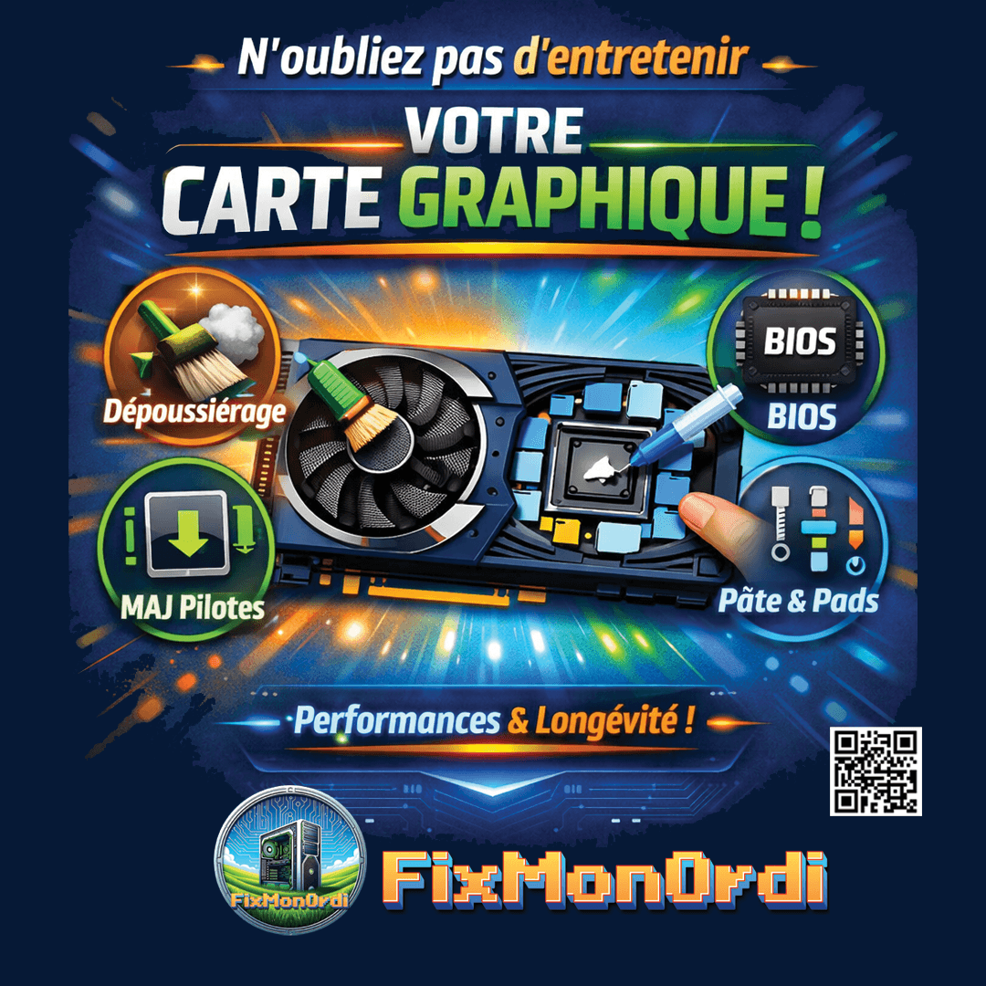 Pourquoi il vaut mieux entretenir sa carte graphique