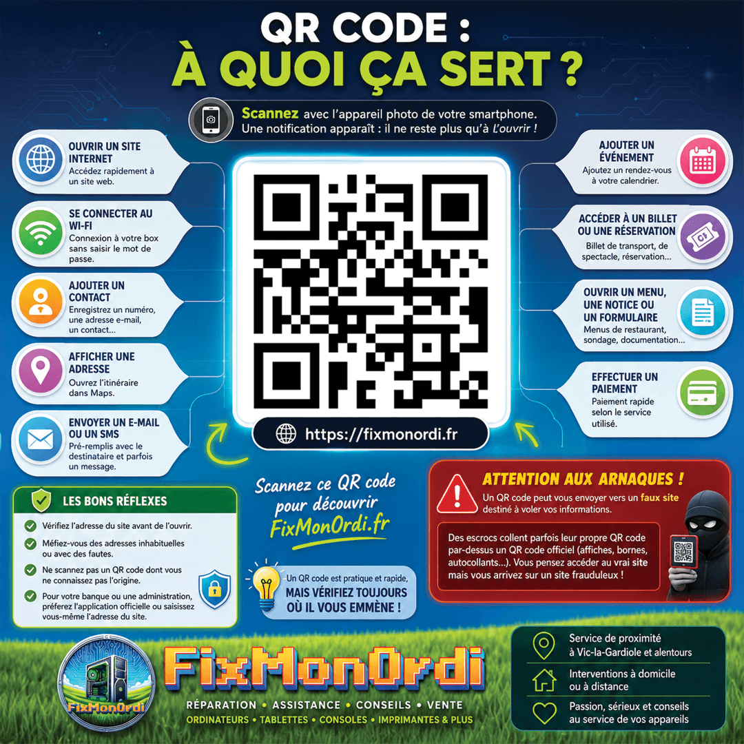 A quoi sert un QR Code, mais aussi ses dangers