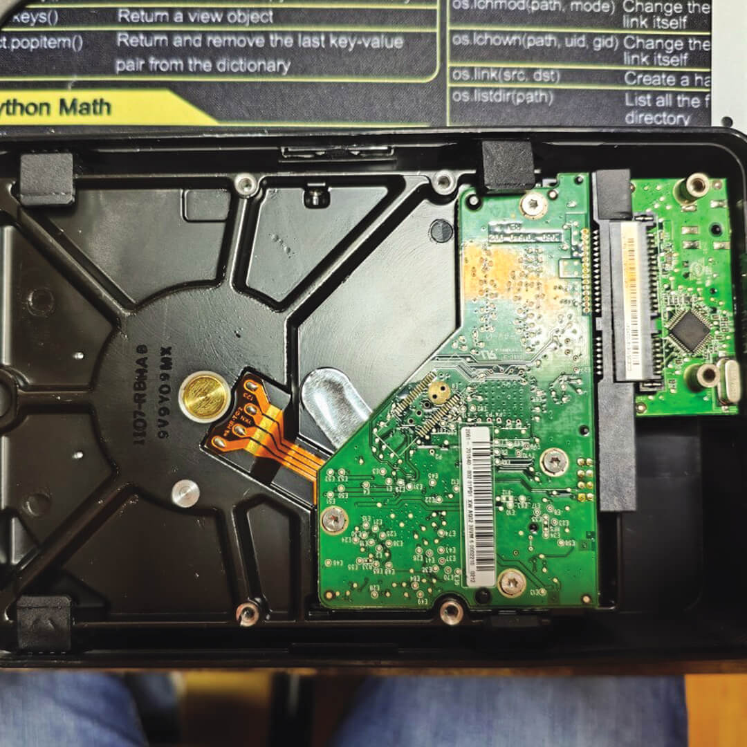 Disque dur à réparer