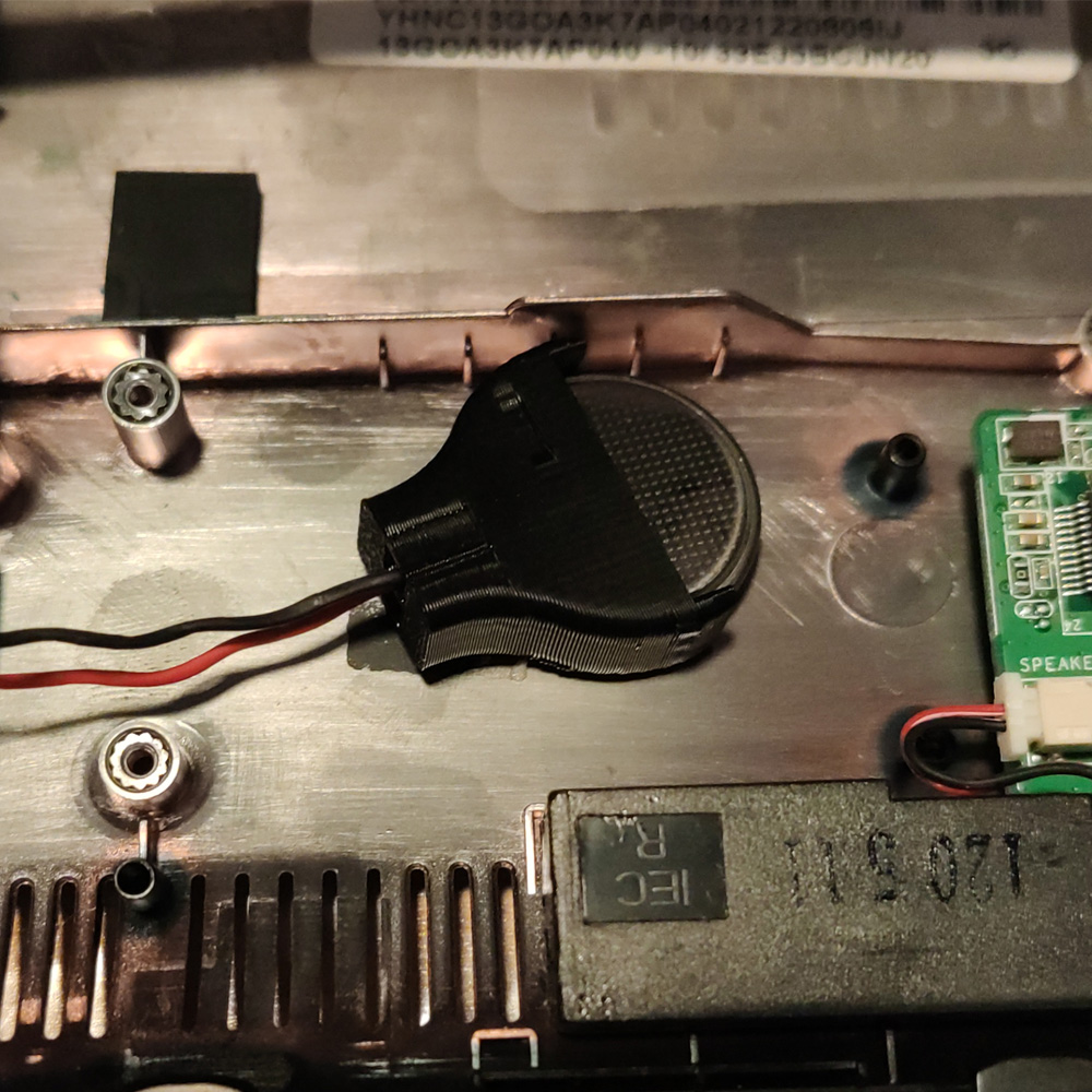 Un support à souder CR2032 pour ordinateur portable